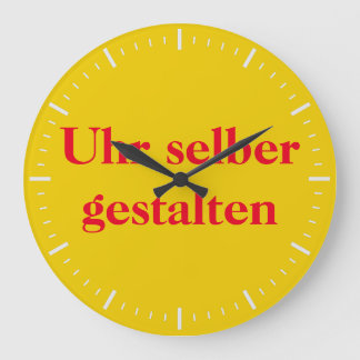 Grande Horloge Ronde Le Mur