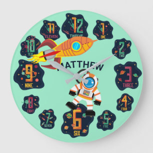 Grande Horloge Ronde Le Mur des aliens de Boy
