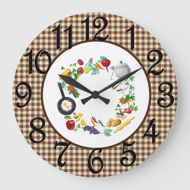Grande Horloge Ronde Le pays cuisinier (Recto)