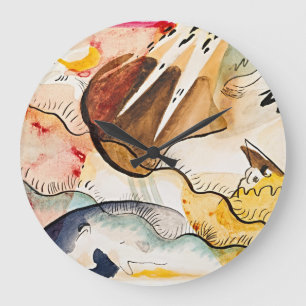 Grande Horloge Ronde Le paysage pluvieux de Wassily Kandinsky