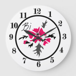 Grande Horloge Ronde Le prince de l'Abstract