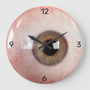 Grande Horloge Ronde Le temps VOUS regarde ! !