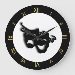 Grande Horloge Ronde Le Théâtre unique de Wall Clock