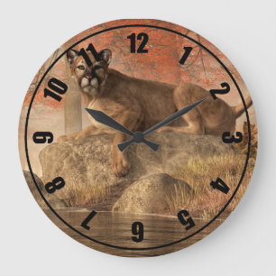 Grande Horloge Ronde Le vieux puma