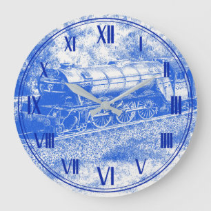 Grande Horloge Ronde L'écossais volant -