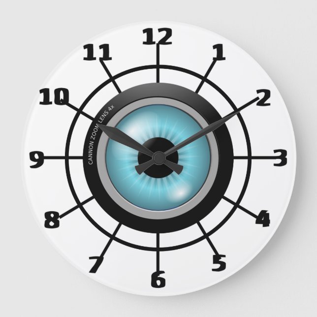 Grande Horloge Ronde Lentières de caméra (Recto)