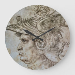 Grande Horloge Ronde Leonardo’s Helmeted Warrior