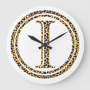Grande Horloge Ronde léopard I
