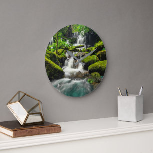 Grande Horloge Ronde Les cascades Phu Tub Berk Mountain, Thaïlande