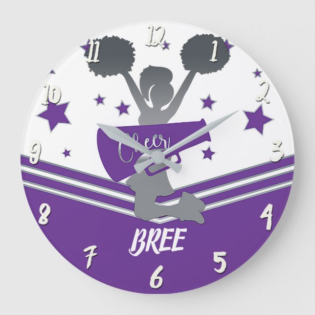 Grande Horloge Ronde Les Cheer-leading Girls (Recto)