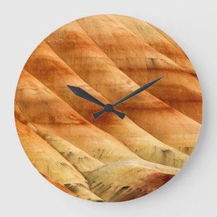 Grande Horloge Ronde Les Collines Peintes Dans Les Fossiles Du Jour Joh