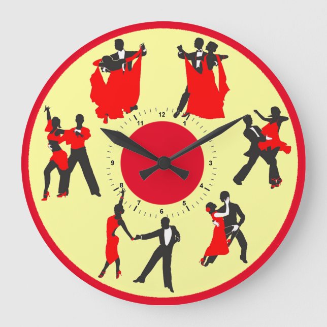 Grande Horloge Ronde Les Danseurs (Recto)