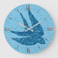 Les Japonais avalent en vol, cobalt et bleu-clair