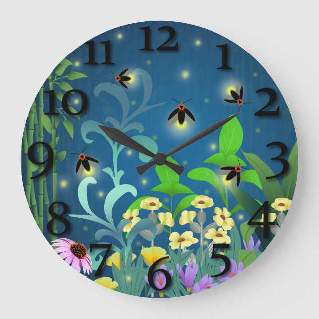 Grande Horloge Ronde Les lucioles (Recto)