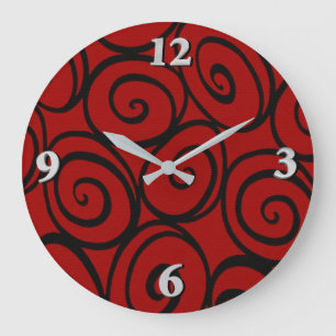 Grande Horloge Ronde Les roses de la Reine