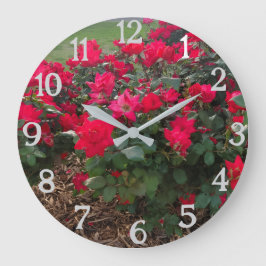 Grande Horloge Ronde LES roses SONT ROUGES