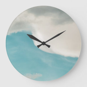 Grande Horloge Ronde les vagues de toutes les manières