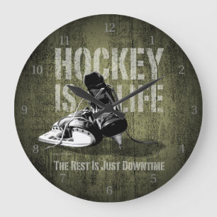 Grande Horloge Ronde L'hockey est la vie