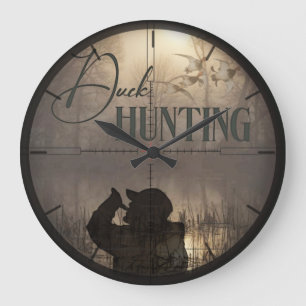 Grande Horloge Ronde L'horloge de chasse au canard ultime