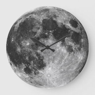 Grande Horloge Ronde L'horloge murale de lune