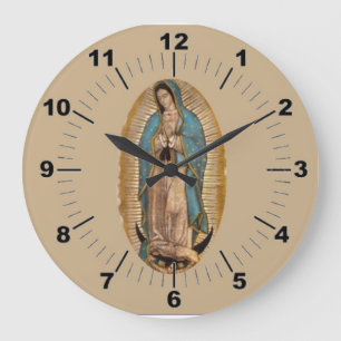 Grande Horloge Ronde L'horloge murale de Notre-Dame de Guadalupe