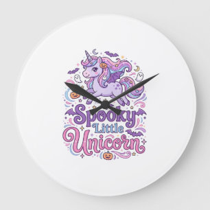 Grande Horloge Ronde Licorne Chemise de Style Rétro Petite Licorne Effr