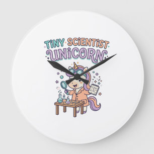 Grande Horloge Ronde Licorne Mini Scientifique Licorne Produit Tendance