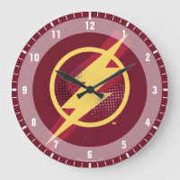 Ligue de Justice | Symbole Flash brosse et demi-to