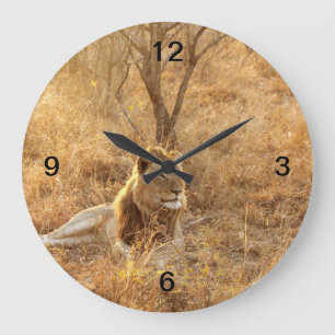 Grande Horloge Ronde Lion