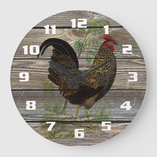 Grande Horloge Ronde Liste Vintage (Recto)