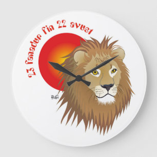 Grande Horloge Ronde Liun 23 fanadur fin 22h