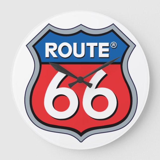 Grande Horloge Ronde Logo Route 66 (Recto)