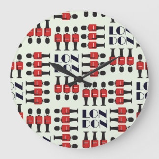 Grande Horloge Ronde Londres, soldats, motif sans soudure