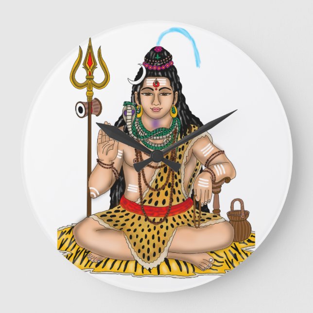 Grande Horloge Ronde Lord Shiva Clock (Recto)