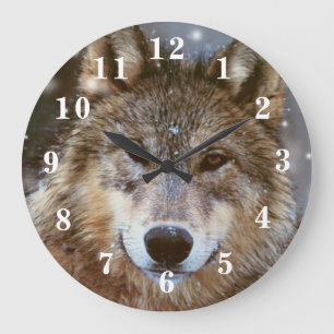 Grande Horloge Ronde Loup