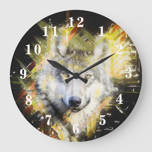 Grande Horloge Ronde Loup (Recto)