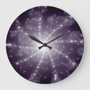 Grande Horloge Ronde Lumière lumineuse à l'extrémité du tunnel