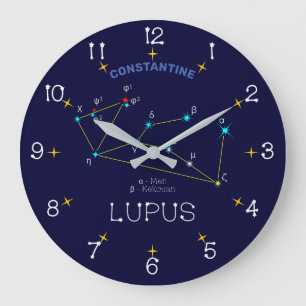 Grande Horloge Ronde Lupus de constellation de l'hémisphère sud