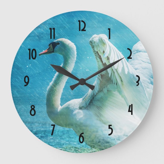 Grande Horloge Ronde Magical Swan (Recto)