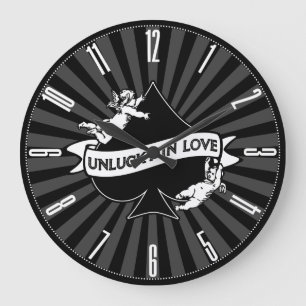Grande Horloge Ronde Malchanceux en amour