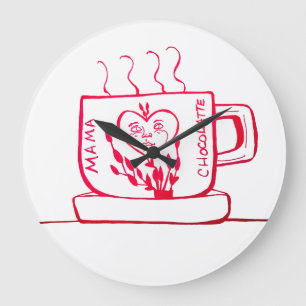 Grande Horloge Ronde Mama Chocolatte