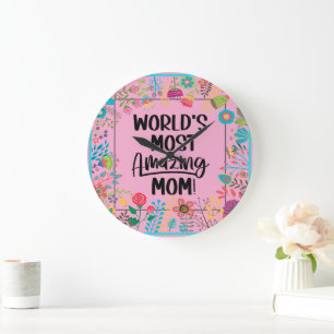 Grande Horloge Ronde Maman la plus Extraordinaire du monde