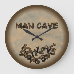 Grande Horloge Ronde Man Cave