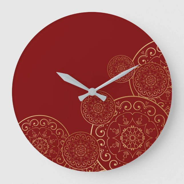 Grande Horloge Ronde Mandala 50 de luxe (Recto)