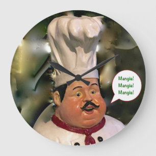 Grande Horloge Ronde Mangia, Mangia, Mangia