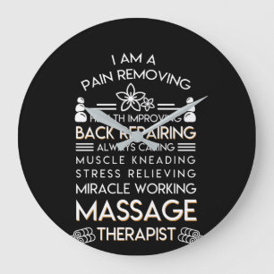 Grande Horloge Ronde Massage Thérapeutique Douleur Suppression de la s