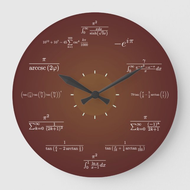 Grande Horloge Ronde Math Clock (Recto)