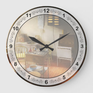Grande Horloge Ronde Médecin - Optométriste - Salle d'examen des opht