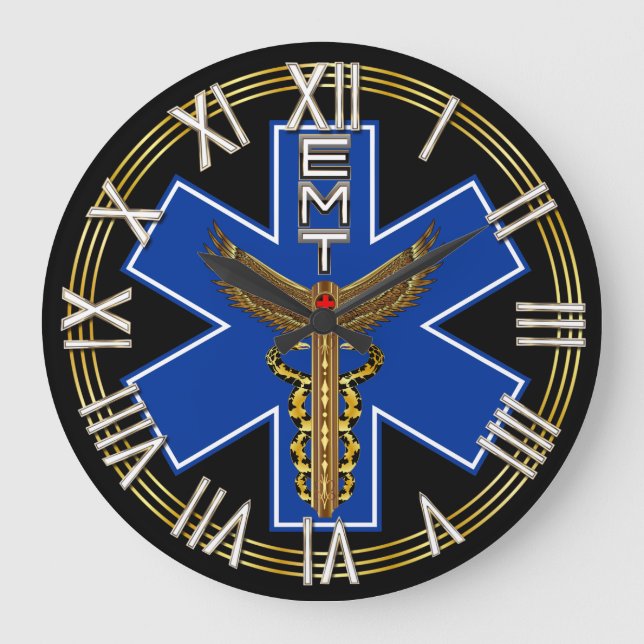 Grande Horloge Ronde Medical EMT (Recto)
