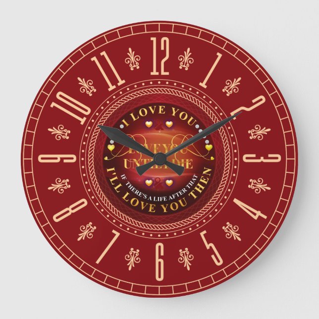 Grande Horloge Ronde Meilleur cadeau Wadd, (Recto)